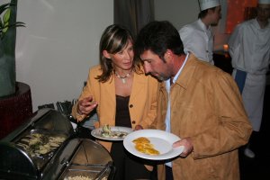 Klicken Sie hier, um das große Bild anzusehen: Kathrin Gutensohn, Jose Maria Olazabal; Bildquelle: golf-treff.at