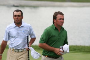 Klicken Sie hier, um das große Bild anzusehen: Francesco Molinari und Graeme McDowell; Bildquelle: www.golf-treff.at
