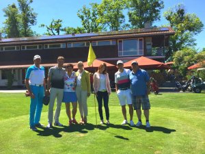 Klicken Sie hier, um das große Bild anzusehen: Golfclub Hohenpähl Thomas Müller Philipp Lahm; Bildquelle: Golfclub Hohenpähl
