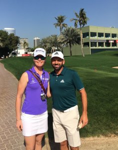 Klicken Sie hier, um das große Bild anzusehen: Sarah Schober und Sergio Garcia; Bildquelle: Presse Sarah Schober