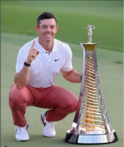 Klicken Sie hier, um das große Bild anzusehen: Rory McIlroy in Dubai; Bildquelle: Instagram / DP World Tour