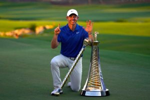 Klicken Sie hier, um das große Bild anzusehen: Rory McIlroy Dubai 2024; Bildquelle: PGA Tour
