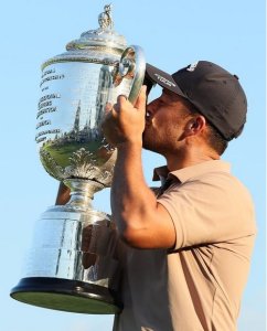 Klicken Sie hier, um das große Bild anzusehen: Xander Schauffele PGA Championship 2024 Valhalla Golf Club; Bildquelle: Instagram