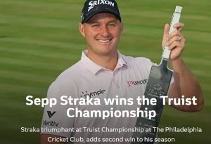 Klicken Sie hier, um das große Bild anzusehen: Sepp Straka Truist Championship; Bildquelle: Truist Championship