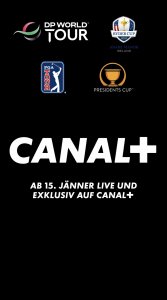 Klicken Sie hier, um das große Bild anzusehen: Golf auf Canal+; Bildquelle: www.canalplus.at