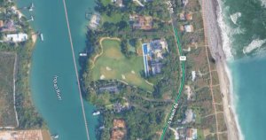 Klicken Sie hier, um das große Bild anzusehen: Tiger Woods Haus Jupiter Island; Bildquelle: google.com