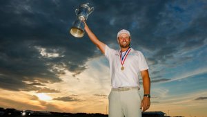 Klicken Sie hier, um das große Bild anzusehen: US Open 2026 Shinnecock Hills, Wyndham Clark; Bildquelle: USGA