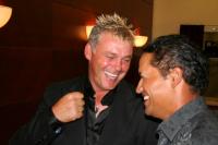 Klicken Sie hier, um das große Bild anzusehen: Darren Clarke und Michael Campbell; Bildquelle: golf-treff.at