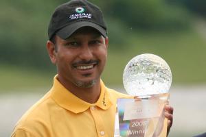 Klicken Sie hier, um das große Bild anzusehen: Jeev Milkha Singh bei den Austrian GolfOpen 2008 in Fontana; Bildquelle: golf-treff.at