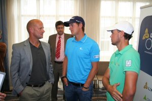 Klicken Sie hier, um das große Bild anzusehen: Mathias Vorbach, Bernd Wiesberger udn Jürgen Maurer; Bildquelle: www.golf-treff.at