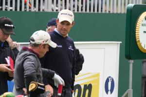 Klicken Sie hier, um das große Bild anzusehen: Padraig harrington in Carnoustie; Bildquelle: golf-treff.at
