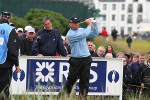 Klicken Sie hier, um das große Bild anzusehen: Sergia Garcia in Carnoustie; Bildquelle: golf-treff.at