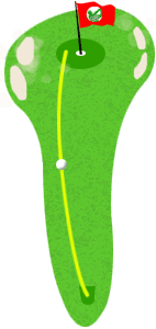 Fade Ballflug; Bildquelle: golf-treff.at