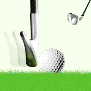 Dünn getroffener Ball; Bildquelle: golf-treff.at