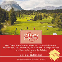 Fairway2Hotel Greenfee-Gutscheinbuch; Bildquelle: www.fairway2hotel.at